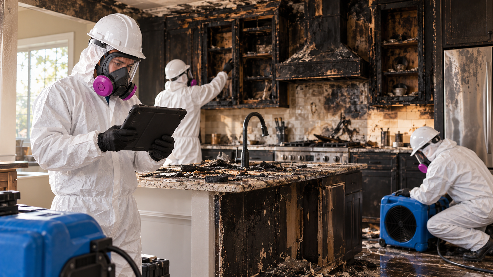TNT fire and smoke restoration